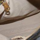 Chloe Mercy Hand Bag Leather Gray Gold Auth 163667-11