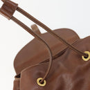 GUCCI Bamboo Backpack Leather Brown Gold 003 2058 0016 Auth 163668-20