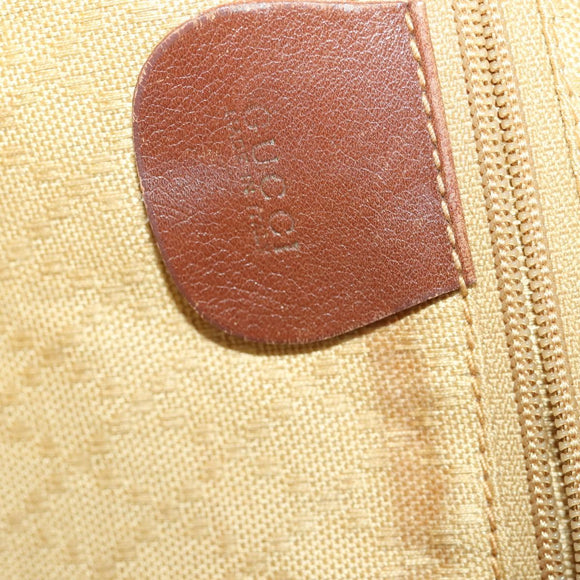 GUCCI Bamboo Backpack Leather Brown Gold 003 2058 0016 Auth 163668
