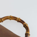 GUCCI Bamboo Backpack Leather Brown Gold 003 2058 0016 Auth 163668-14