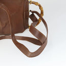 GUCCI Bamboo Backpack Leather Brown Gold 003 2058 0016 Auth 163668-8