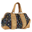 LOUIS VUITTON Monogram Multicolor Courtney MM Bag 2way Black M45642 Auth 163673SAV-1