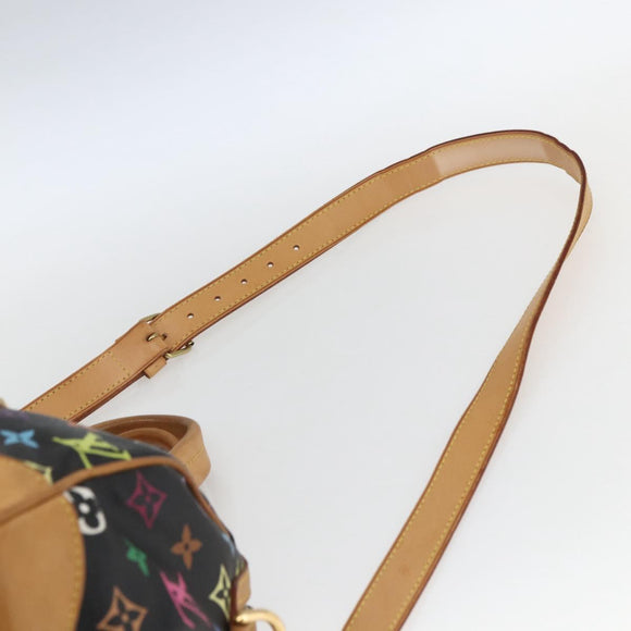 LOUIS VUITTON Monogram Multicolor Courtney MM Bag 2way Black M45642 Auth 163673SAV