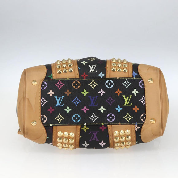 LOUIS VUITTON Monogram Multicolor Courtney MM Bag 2way Black M45642 Auth 163673SAV