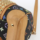 LOUIS VUITTON Monogram Multicolor Courtney MM Bag 2way Black M45642 Auth 163673SAV-12