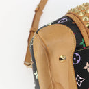 LOUIS VUITTON Monogram Multicolor Courtney MM Bag 2way Black M45642 Auth 163673SAV-13