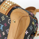 LOUIS VUITTON Monogram Multicolor Courtney MM Bag 2way Black M45642 Auth 163673SAV-14