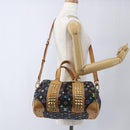 LOUIS VUITTON Monogram Multicolor Courtney MM Bag 2way Black M45642 Auth 163673SAV-24