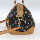 LOUIS VUITTON Monogram Multicolor Courtney MM Bag 2way Black M45642 Auth 163673SAV-5