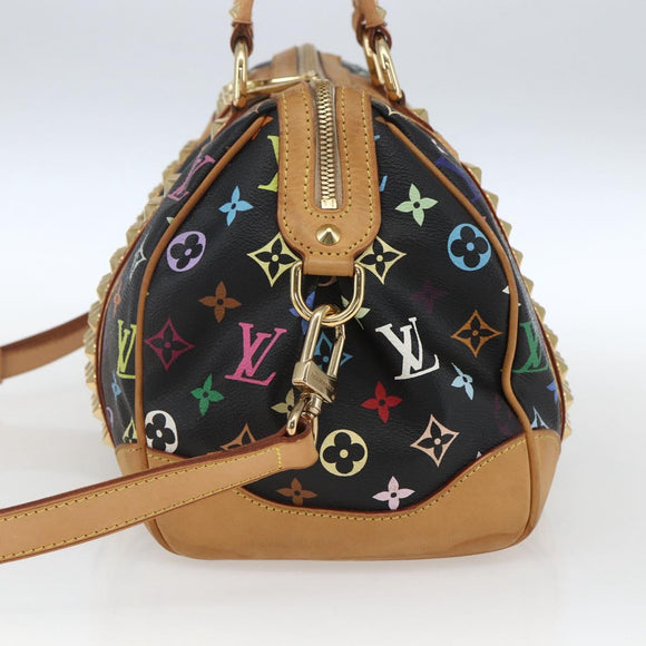 LOUIS VUITTON Monogram Multicolor Courtney MM Bag 2way Black M45642 Auth 163673SAV
