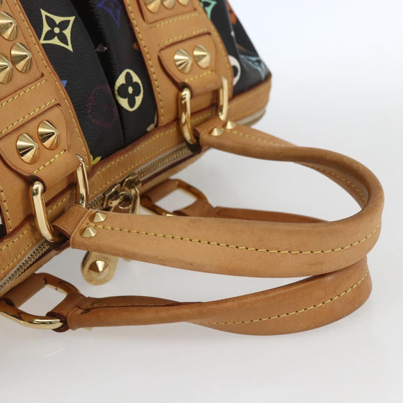 LOUIS VUITTON Monogram Multicolor Courtney MM Bag 2way Black M45642 Auth 163673SAV