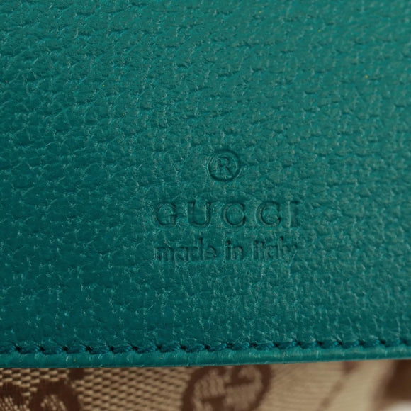 GUCCI GG Canvas Sherry Line Waist bag Beige Silver 28566 Auth 163674