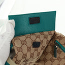 GUCCI GG Canvas Sherry Line Waist bag Beige Silver 28566 Auth 163674-18