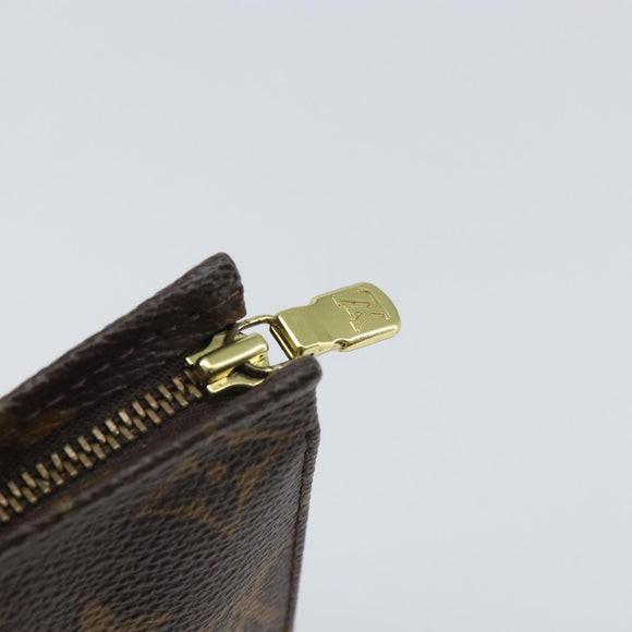 LOUIS VUITTON Monogram Poche Toilette 19 Pouch M47544 LV Auth 163682