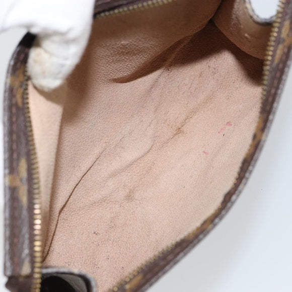 LOUIS VUITTON Monogram Poche Toilette 19 Pouch M47544 LV Auth 163682