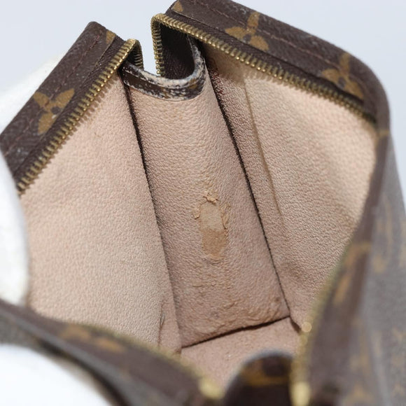 LOUIS VUITTON Monogram Poche Toilette 19 Pouch M47544 LV Auth 163682