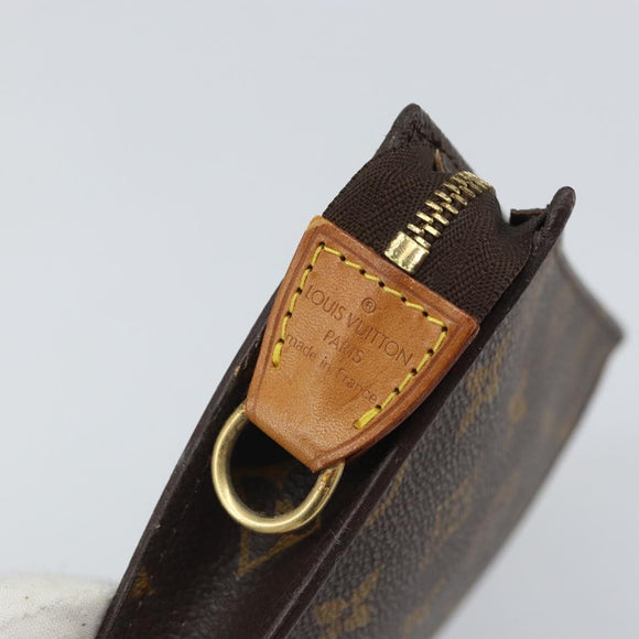 LOUIS VUITTON Monogram Bucket PM Accessory Pouch LV Auth 163683