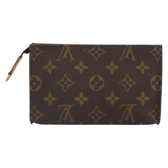 LOUIS VUITTON Monogram Bucket PM Accessory Pouch LV Auth 163686