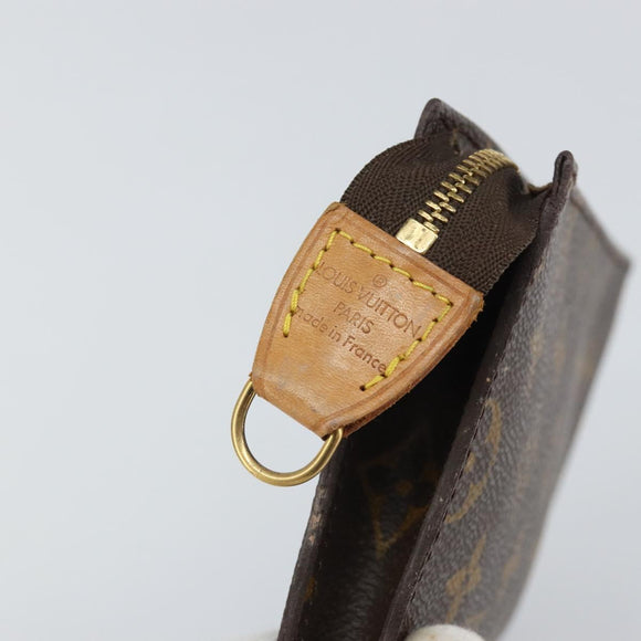 LOUIS VUITTON Monogram Bucket PM Accessory Pouch LV Auth 163688