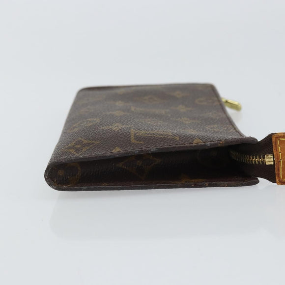 LOUIS VUITTON Monogram Bucket GM Accessory Pouch LV Auth 163689