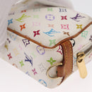 LOUIS VUITTON Monogram Multicolor Trousse Wapity Pouch White M58034 Auth 163705-14