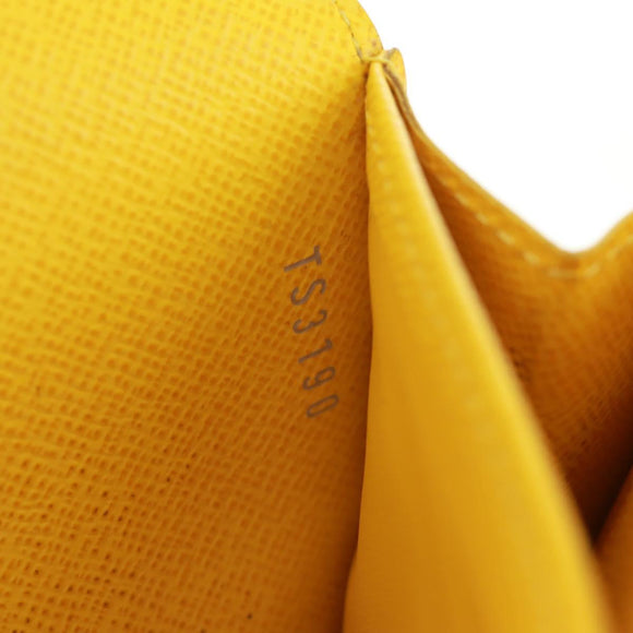 LOUIS VUITTON Multicolor Portefeuille Sarah Wallet White M93532 Auth 163706V