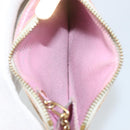 LOUIS VUITTON Multicolor Pochette Cles NM Coin Purse White M93734 LV Auth 163711-10