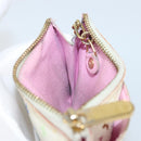 LOUIS VUITTON Multicolor Pochette Cles NM Coin Purse White M93734 LV Auth 163711-18