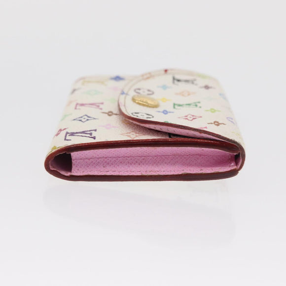 LOUIS VUITTON Multicolor Anvelop Cult De Vuitto Case White M66557 LV Auth 163712V