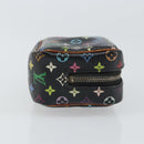 LOUIS VUITTON Monogram Multicolor Trousse Wapity Pouch Black M58034 Auth 163713-3