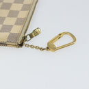 LOUIS VUITTON Damier Azur Pochette Cles Coin Purse N62659 LV Auth 163715-8