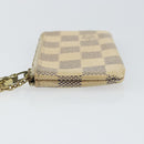 LOUIS VUITTON Damier Azur Pochette Cles Coin Purse N62659 LV Auth 163715-4