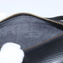 LOUIS VUITTON Epi Soufflot Pouch Schwarz LV Auth 163718-18
