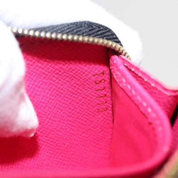 LOUIS VUITTON Monogram Multicolor Zippy Coin Purse Black M93740 LV Auth 163720