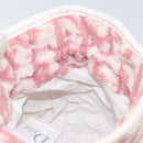 Christian Dior Trotter Canvas Pouch Pile Pink Auth 163724A-12