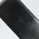 CELINE Belt Leather 31.5"" Black Gold Auth 163730V-12