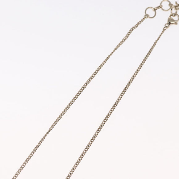 CHANEL COCO Mark Camera Necklace metal Black CC Auth 163738SM