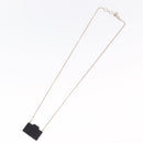 CHANEL COCO Mark Camera Necklace metal Black CC Auth 163738SM-9