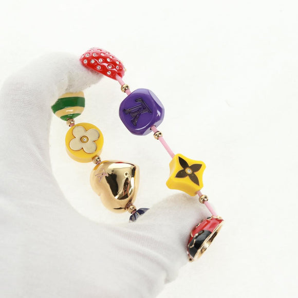 LOUIS VUITTON Brassle Phrase Bracelet metal Multicolor M64920 LV Auth 163742V