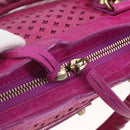 BALENCIAGA Classic Mini City Bag Leather 2way Pink Gold 300295 Auth 163743SAV-19