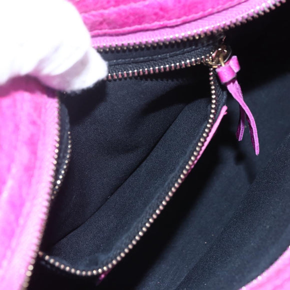 BALENCIAGA Classic Mini City Bag Leather 2way Pink Gold 300295 Auth 163743SAV