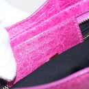 BALENCIAGA Classic Mini City Bag Leather 2way Pink Gold 300295 Auth 163743SAV-11