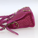 BALENCIAGA Classic Mini City Bag Leather 2way Pink Gold 300295 Auth 163743SAV-3