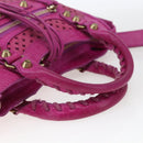 BALENCIAGA Classic Mini City Bag Leather 2way Pink Gold 300295 Auth 163743SAV-7