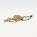 CHANEL COCO Mark Pierce metal Gold Tone CC Auth 163747SAM-6