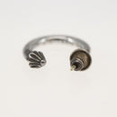 Chrome Hearts Plain Hoop Earring Ag925 Silver Auth 163748SM-7