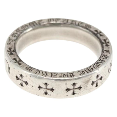 Chrome Hearts Forever 0.2"" Spacer Ring Ag925 Silver Auth 163749SM