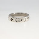 Chrome Hearts Forever 0.2"" Spacer Ring Ag925 Silver Auth 163749SM-10