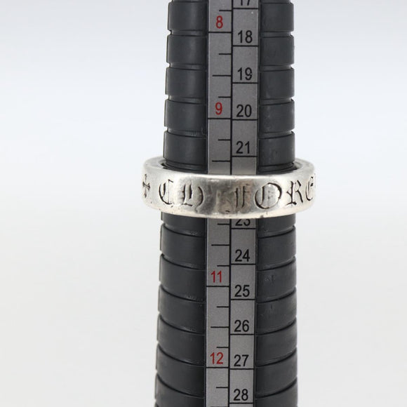 Chrome Hearts Forever 0.2"" Spacer Ring Ag925 Silver Auth 163749SM