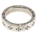 Chrome Hearts Forever 0.2"" Spacer Ring Ag925 Silver Auth 163749SM-2